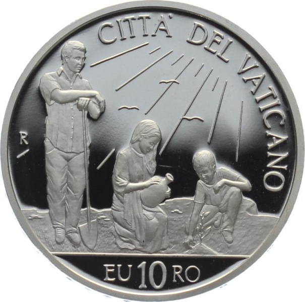 Vatikan 10 Euro 2010 - Benedikt XVI Weltfriedenstag